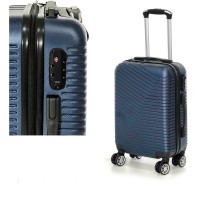 Βαλίτσα Καμπίνας Μπλε Ημι-Σκληρό 44x26x65cm