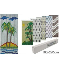 Κουρτίνα Πλαστική 100x220cm Σε 6 Σχέδια