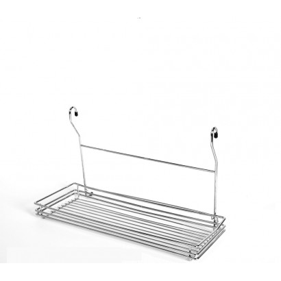 Ράφι Κρεμαστό Ασημί Μέταλλο 45x19x27cm Ράφι Κρεμαστό Ασημί Μέταλλο 45x19x27cm