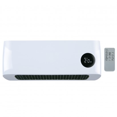 Θερμαντικό Σώμα Κεραμικό Επιτοίχιο Με Τηλεχειριστήριο Λευκό 1000-2000W ALPINA