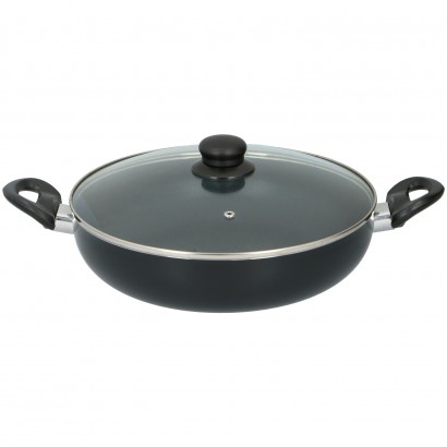 Τηγάνι με Γυάλινο Καπάκι D28cm ALPINA