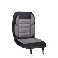 Μαξιλάρι Καθίσματος Αυτοκινήτου PVC-Σουέτ Γκρι 118x54.5cm