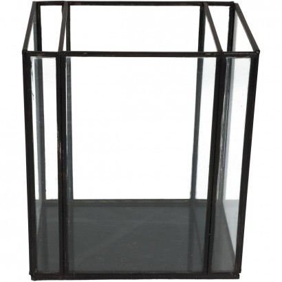 Κηροπήγιο ArteLibre Μαύρο Μέταλλο 18x13x21cm