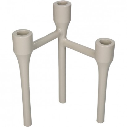 Κηροπήγιο ArteLibre Μπεζ Αλουμίνιο 14x14x23cm Κηροπήγιο ArteLibre Μπεζ Αλουμίνιο 14x14x23cm