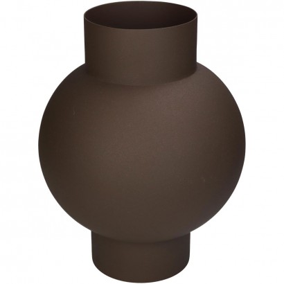 Βάζο ArteLibre Καφέ Μέταλλο 20x20x27cm