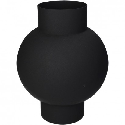 Βάζο ArteLibre Μαύρο Μέταλλο 20x20x27cm