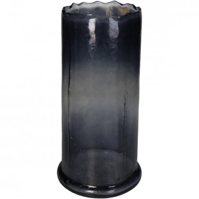 Κηροπήγιο ArteLibre Γκρι Γυαλί 15.5x15.5x30.5cm