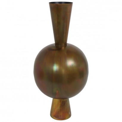 Βάζο ArteLibre Μπρονζέ Μέταλλο 40x40x85cm