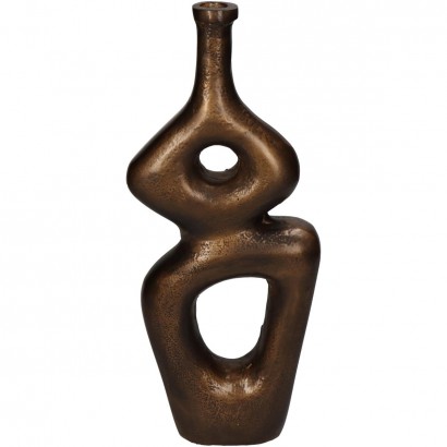 Βάζο ArteLibre Μπρονζέ Αλουμίνιο 11x5x29cm