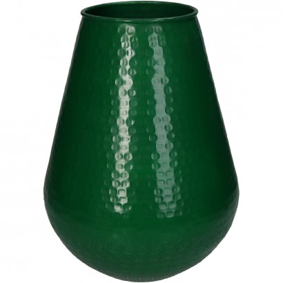 Βάζο ArteLibre Πράσινο Αλουμίνιο 23.5x23.5x31cm Βάζο ArteLibre Πράσινο Αλουμίνιο 23.5x23.5x31cm