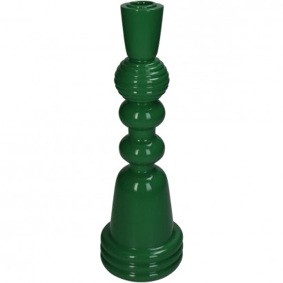 Κηροπήγιο ArteLibre Πράσινο Polyresin 10x10x30cm Κηροπήγιο ArteLibre Πράσινο Polyresin 10x10x30cm