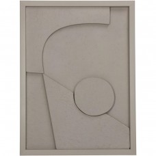 Διακοσμητικό Τοίχου ArteLibre Μπεζ Χαρτί 30x3x40cm