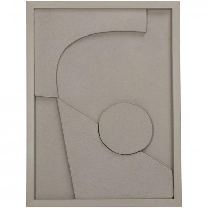 Διακοσμητικό Τοίχου ArteLibre Μπεζ Χαρτί 30x3x40cm Διακοσμητικό Τοίχου ArteLibre Μπεζ Χαρτί 30x3x40cm