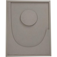 Διακοσμητικό Τοίχου ArteLibre Μπεζ Χαρτί 40x3x50cm Διακοσμητικό Τοίχου ArteLibre Μπεζ Χαρτί 40x3x50cm