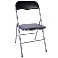 Kαρέκλα πτυσσόμενη ArteLibre Regale Μαύρο 44x48x82cm