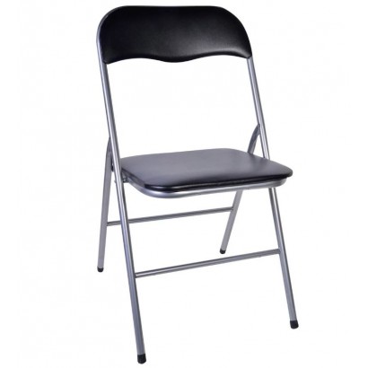 Kαρέκλα πτυσσόμενη ArteLibre Regale Μαύρο 44x48x82cm