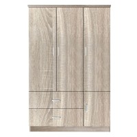 Ντουλάπα ArteLibre TUBEROSA Φυσικό Μοριοσανίδα 120x50x180cm