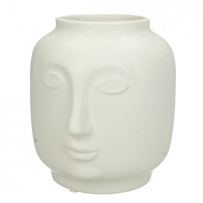 Βάζο ArteLibre Λευκό Κεραμικό 14.6x13x14.8cm Βάζο ArteLibre Λευκό Κεραμικό 14.6x13x14.8cm