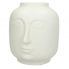 Βάζο ArteLibre Λευκό Κεραμικό 17.6x16x18.6cm