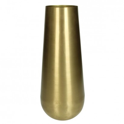 Βάζο ArteLibre Χρυσό Μέταλλο 12x12x31cm