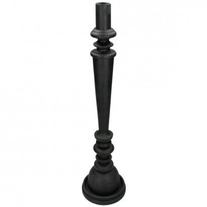 Κηροπήγιο ArteLibre Μαύρο Polyresin 12.5x12.5x50cm