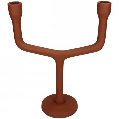 Κηροπήγιο ArteLibre Φυσικό Αλουμίνιο 23.5x10x28.5cm