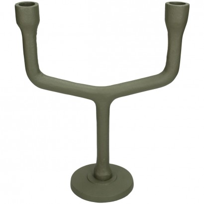 Κηροπήγιο ArteLibre Πράσινο Αλουμίνιο 23.5x10x28.5cm