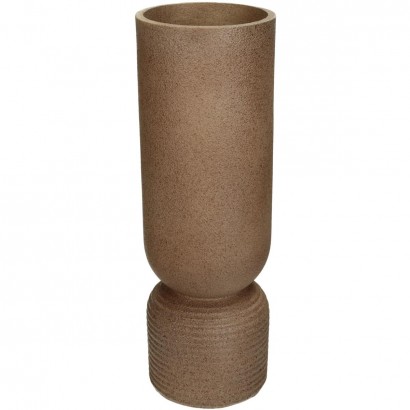 Βάζο ArteLibre Καφέ Polyresin 10.3x10.3x30cm