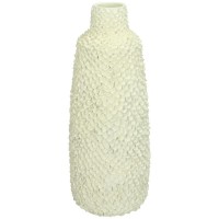 Βάζο ArteLibre Ιβουάρ Polyresin 12.7x12.7x30.7cm