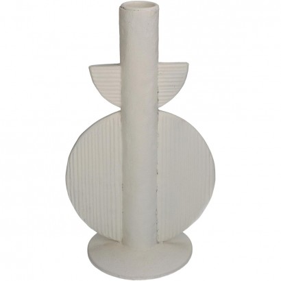 Κηροπήγιο ArteLibre Ιβουάρ Polyresin 13x9x22cm