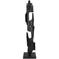 Διακοσμητικό ArteLibre Μαύρο Αλουμίνιο 13x12x67cm