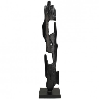 Διακοσμητικό ArteLibre Μαύρο Αλουμίνιο 13x12x67cm