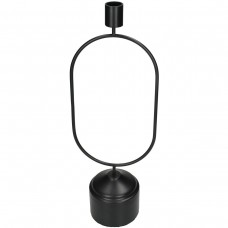 Κηροπήγιο ArteLibre Μαύρο Μέταλλο 13x8.5x36cm