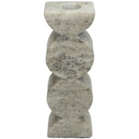 Κηροπήγιο ArteLibre Μπεζ Μάρμαρο 5x4x15.5cm Κηροπήγιο ArteLibre Μπεζ Μάρμαρο 5x4x15.5cm