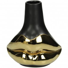 Βάζο ArteLibre Μαύρο Κεραμικό 15.5x10x17.5cm Βάζο ArteLibre Μαύρο Κεραμικό 15.5x10x17.5cm