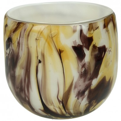 Κηροπήγιο ArteLibre Πολύχρωμο Γυαλί 12.5x12.5x10cm Κηροπήγιο ArteLibre Πολύχρωμο Γυαλί 12.5x12.5x10cm