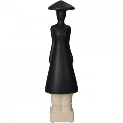 Διακοσμητικό ArteLibre Φιγούρα Άνθρωπος Κεραμικό Μαύρο 9x8x31.5cm