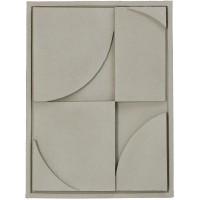 Διακοσμητικό Τοίχου ArteLibre Μπεζ Polyresin 29.5x3.5x39.5cm