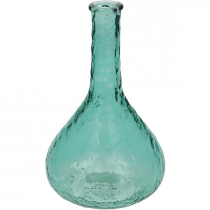 Βάζο ArteLibre Πετρόλ Ανακυκλωμένο Γυαλί 12.7x12.7x20.3cm