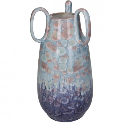 Βάζο ArteLibre Μπλε Κεραμικό 15x15x29.5cm Βάζο ArteLibre Μπλε Κεραμικό 15x15x29.5cm