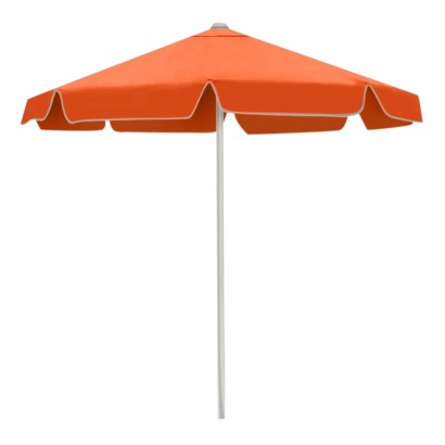 Ομπρέλα μεταλλική επαγγελματική σε πορτοκαλί χρώμα Ø2m
