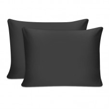 Μαξιλαροθήκες ύπνου Tonne Cotton Box Σετ 2 τμχ χρώμα μαύρο 50x80εκ. Μαξιλαροθήκες ύπνου Tonne Cotton Box Σετ 2 τμχ χρώμα μαύρο 50x80εκ.