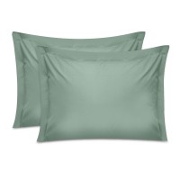Μαξιλαροθήκες ύπνου Tonne Cotton Box Σετ 2 τμχ χρώμα πράσινο 50x70+5εκ.