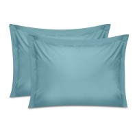 Μαξιλαροθήκες ύπνου Tonne Cotton Box Σετ 2 τμχ χρώμα μέντα 50x70+5εκ.