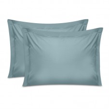 Μαξιλαροθήκες ύπνου Tonne Cotton Box Σετ 2 τμχ χρώμα μπλε 50x70+5εκ.