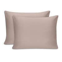 Μαξιλαροθήκες ύπνου Tonne Cotton Box Σετ 2 τμχ χρώμα μπεζ 50x80εκ.