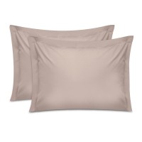 Μαξιλαροθήκες ύπνου Tonne Cotton Box Σετ 2 τμχ χρώμα μπεζ 50x80+5εκ.