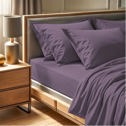 Σεντόνι Tonne Cotton Box Διπλό (240x260) χρώμα dusty rose