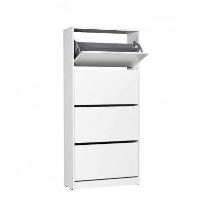 Παπουτσοθήκη Flat Duo Megapap 24 ζευγών χρώμα λευκό 73x26x157εκ. Παπουτσοθήκη Flat Duo Megapap 24 ζευγών χρώμα λευκό 73x26x157εκ.