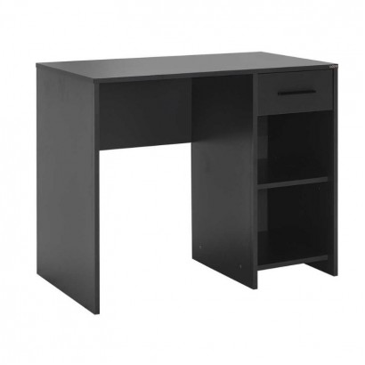 Γραφείο εργασίας Concept Megapap χρώμα ανθρακί 90x52x75εκ.